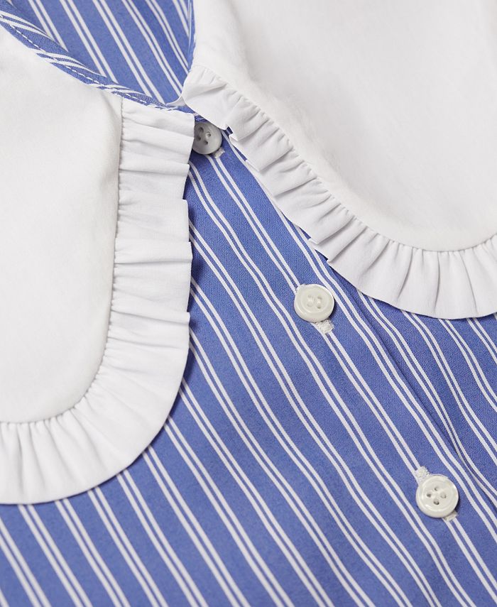 mango babydoll collar cotton shirt