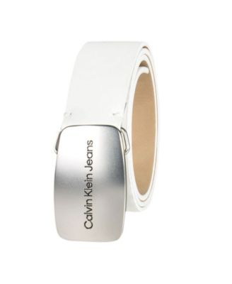 Calvin Klein Women's Jeans Casual Plaque Buckle Belt