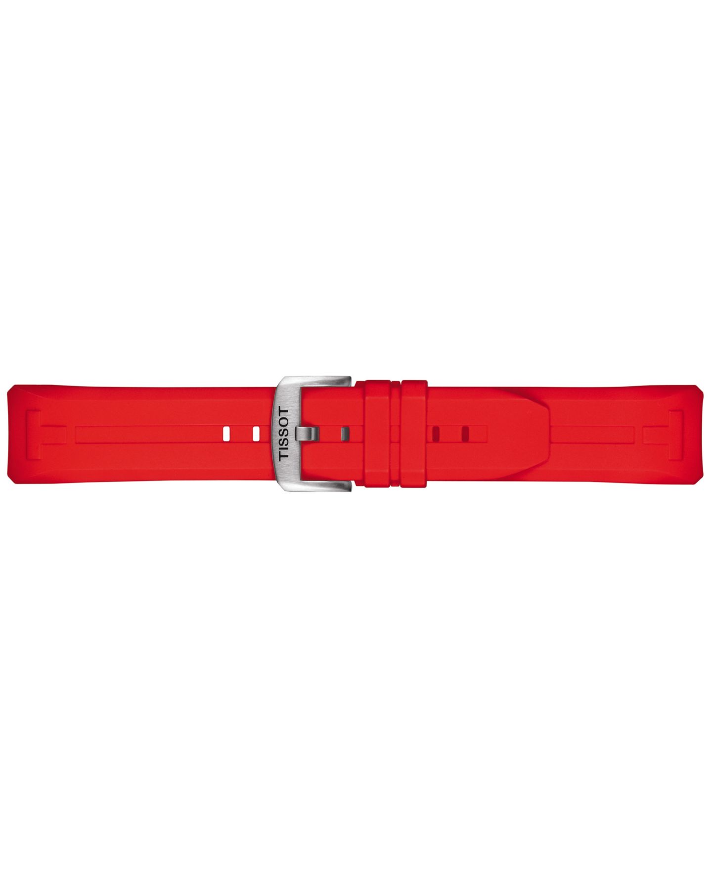 Мужские часы Tissot Swiss T-Touch Connect Solar Red Rubber Strap Smart Watch 48mm — фото 4