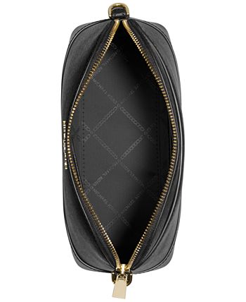 Michael Kors Jet Set Emmy Leather Medium Dome Crossbody Bag [Luggage]