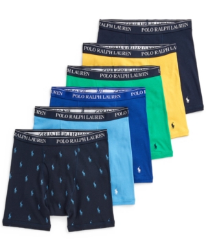 Polo Ralph Lauren Men's 6-Pack Boxer Briefs