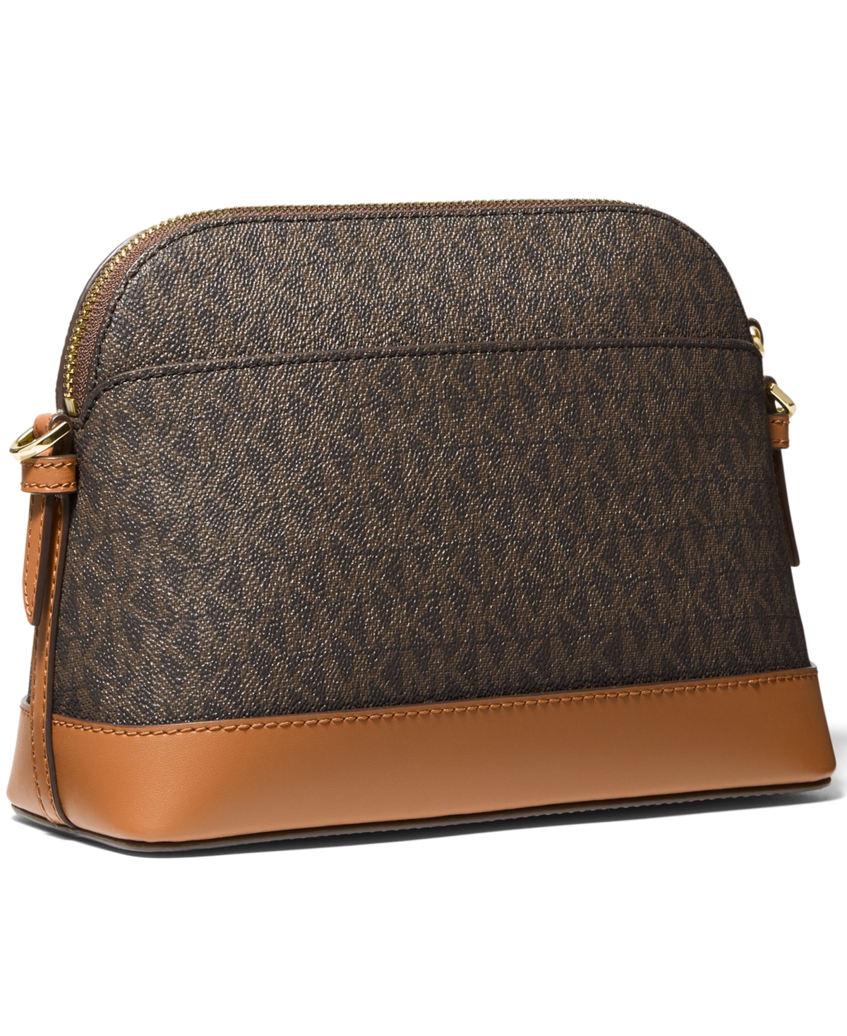 Michael Michael Kors Logo Jet Set Charm Dome Crossbody -Acorn