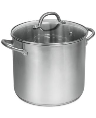 Sedona 3-Pc. Stainless Steel Stock Pots with Lids - Macy's
