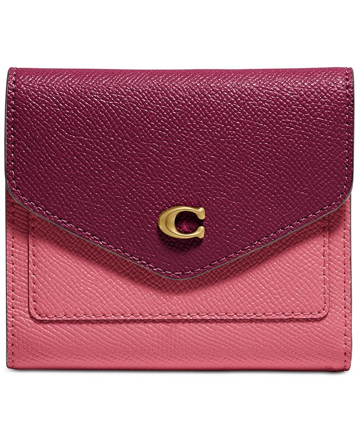 COACH Wyn Small Colorblock Leather Wallet & Reviews - Handbags &  Accessories - Macy's