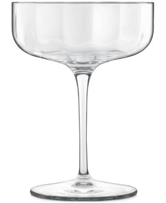 Jazz Cocktail Coupe Glasses, Set of 4