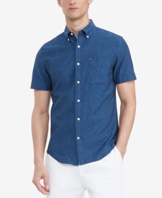 Tommy Hilfiger - Men's Big & Tall Short-Sleeve Oxford Shirt