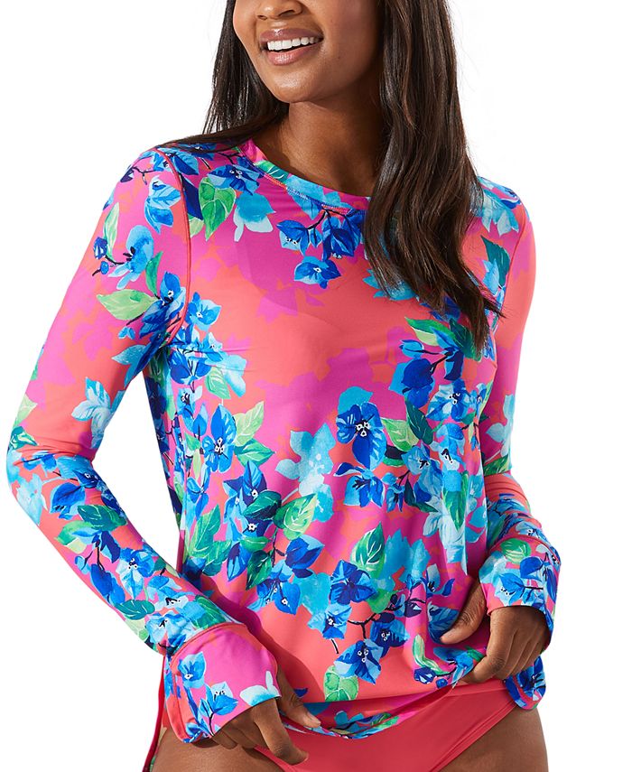 Tommy Bahama Printed BellSleeve Rash Guard Macy's