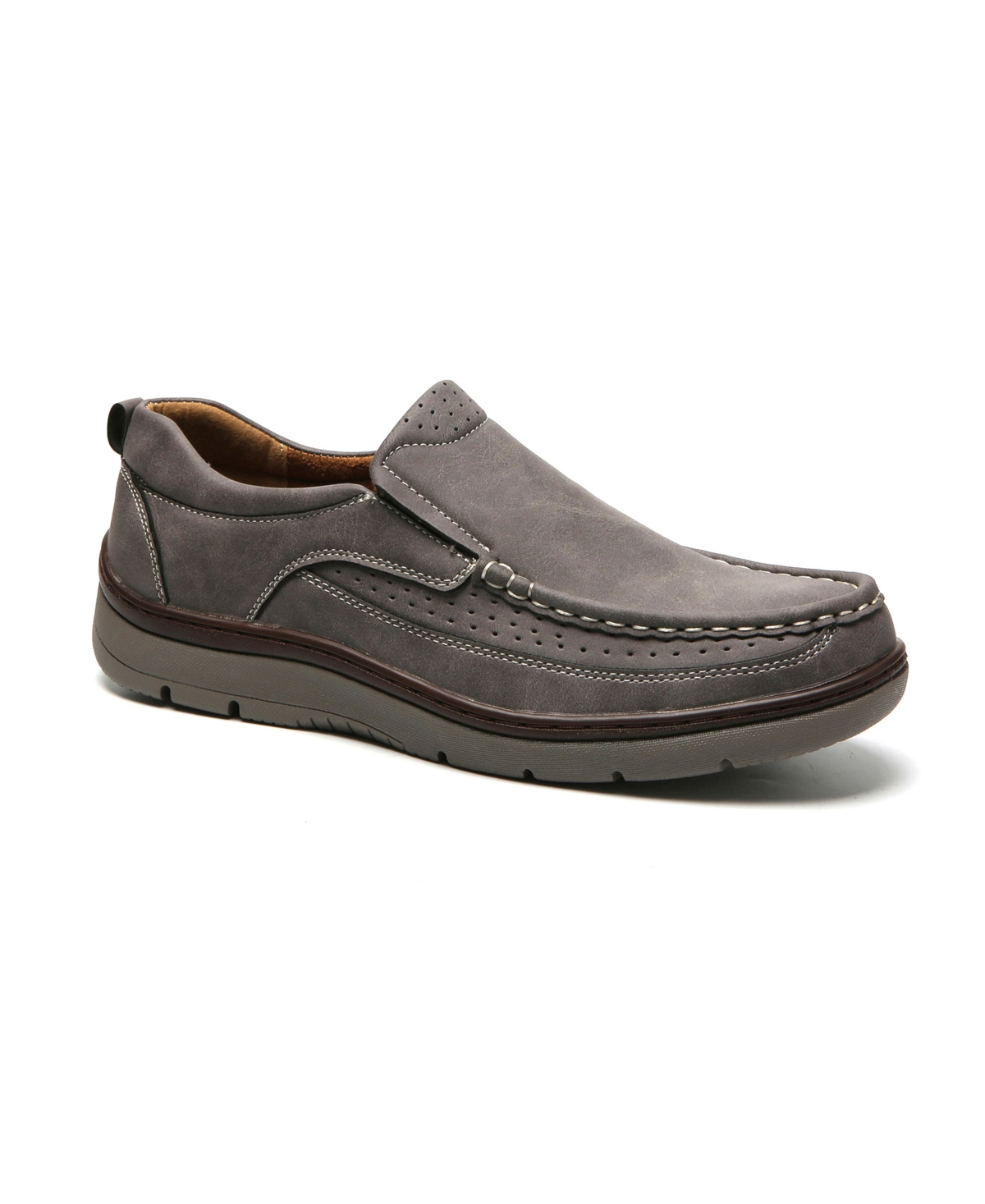 Men's Slip On Comfort Casual Shoes - Brown