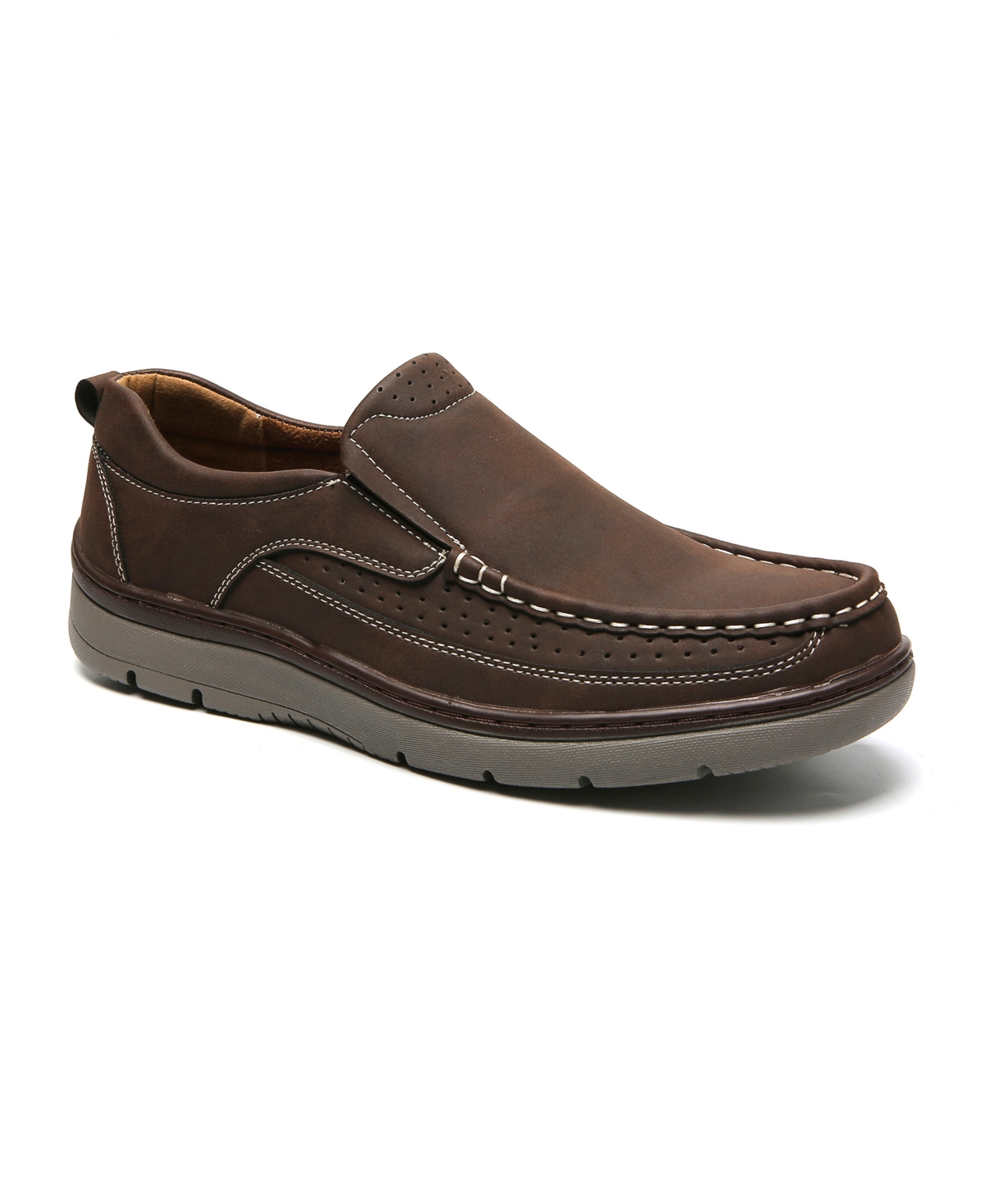 Men's Slip On Comfort Casual Shoes - Brown