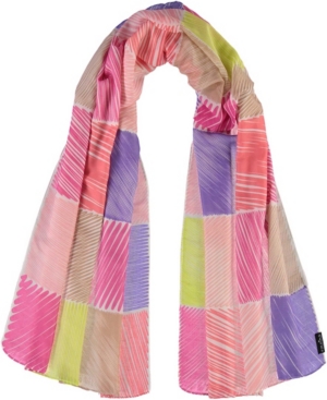 Women's Doodle-Inspired Block Scarf