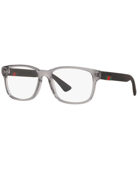 Мужские очки Gucci Man Rectangle Plastic GG0011O Eyeglasses, цвет: Серый