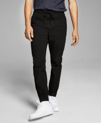 black jeans joggers men