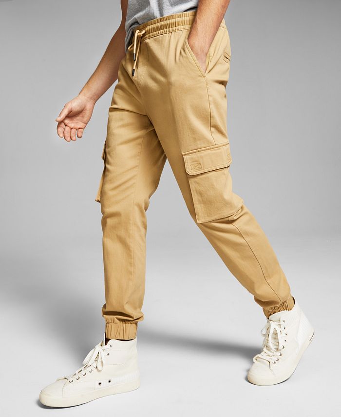 regular fit twill cargo pants