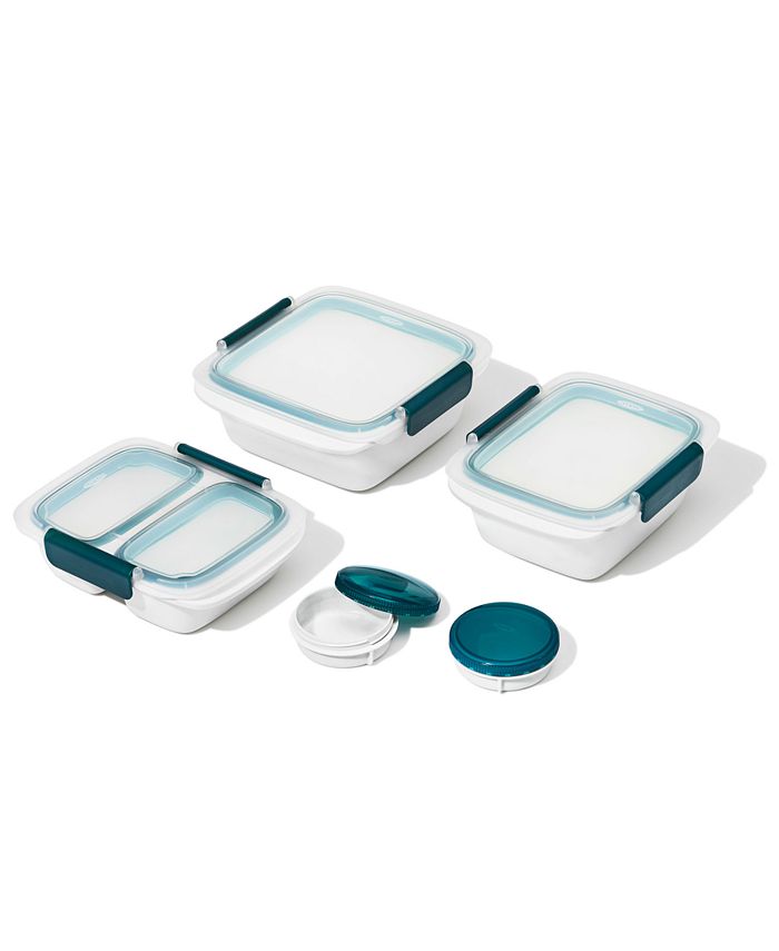 OXO Smart Seal 12-Pc. Glass Food Storage Container Set - Macy's