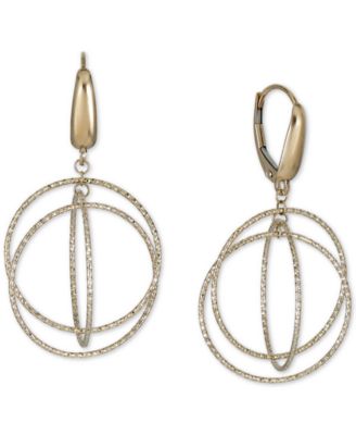 Macy's - Orbital Circle Drop Earrings in 10k Gold