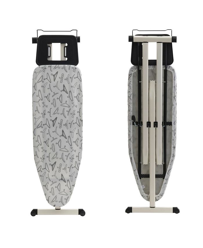 Household Essentials Perfect Steel Top Aluminum Leg Ironing Board, Wide