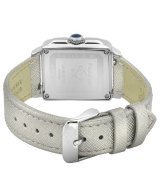 Women's Padova Swiss Quartz Gray Italian Leather Strap Watch 30mm