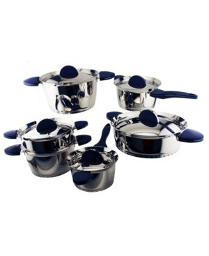 BERGHOFF STACCA STAINLESS STEEL 11 PIECE COOKWARE SET