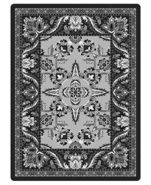 Bungalow Flooring 9 To 5 Chair Mats Siam 2'11" X 3'11" Area Rug In Gray