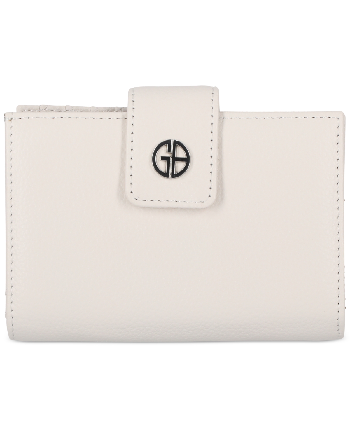 Giani Bernini Framed Indexer Leather Wallet, Created For Macy's In White