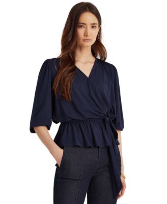 ralph lauren peplum top