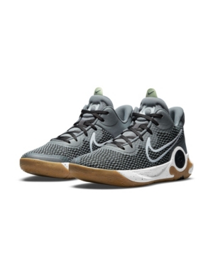 Nike Men's Kd Trey 5 Ix Basketball Sneakers From Finish Line In Smoke Gray, Pure Platinum