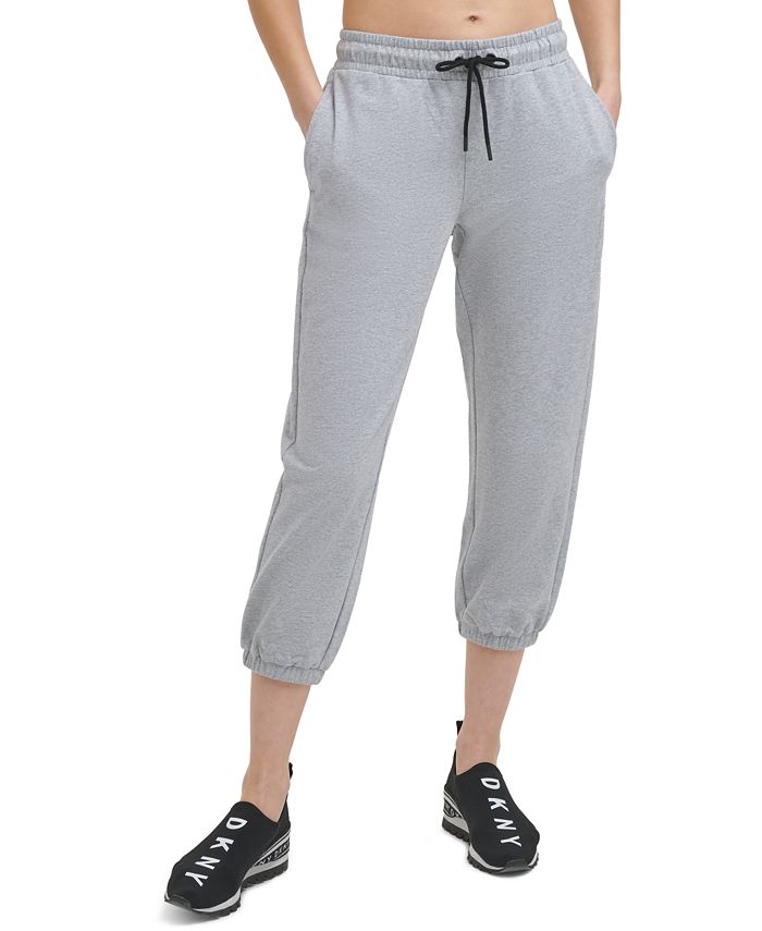 DKNY Women's Cotton Embellished Logo Jogger Pants & Reviews - Pants ...