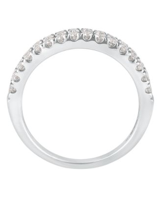 Certified Diamond Multi-Row Band (3/4 ct. t.w.) in 14k White Gold