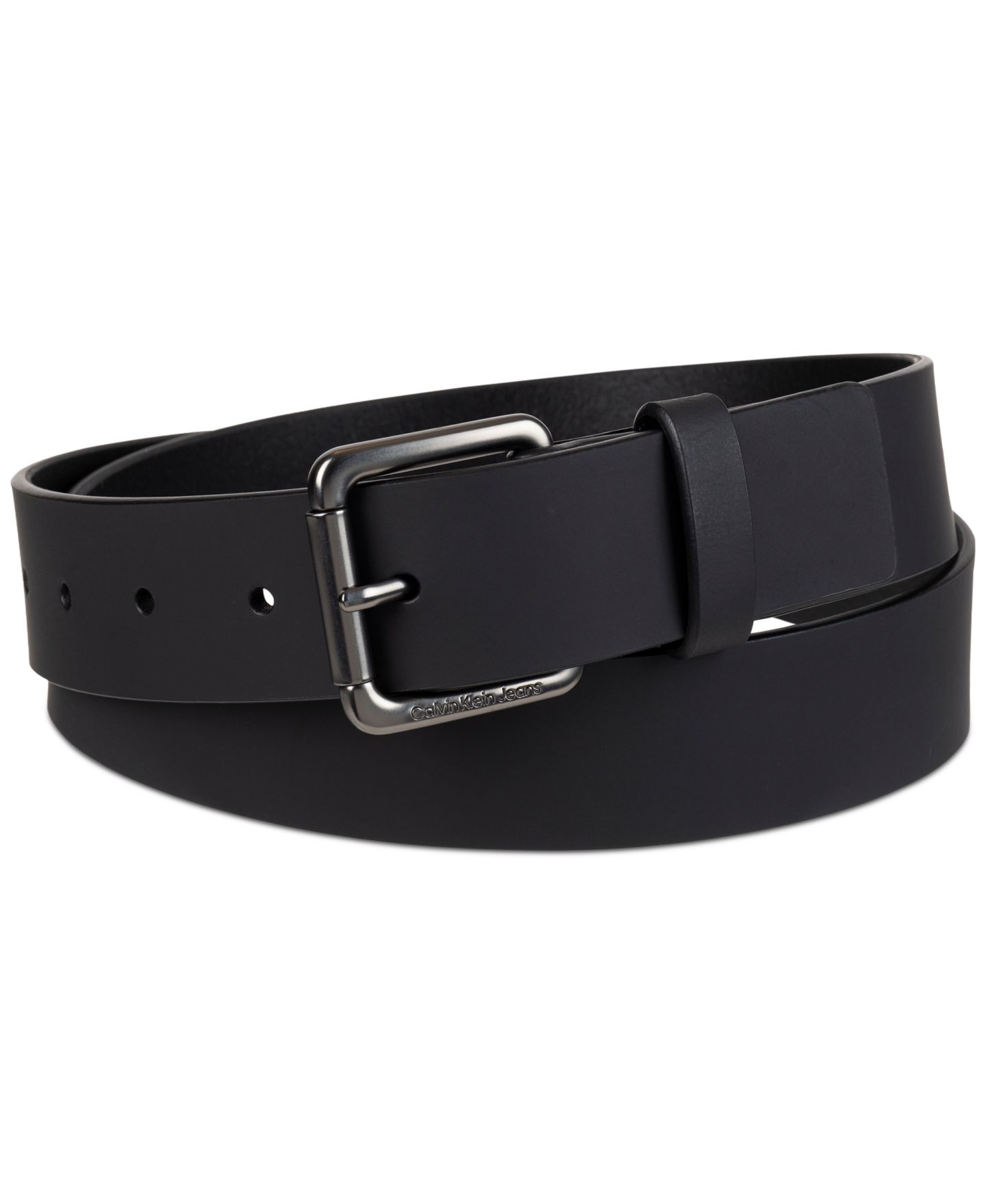 Мужской ремень Calvin Klein Roller Buckle Belt, цвет: Чёрный — фото 1