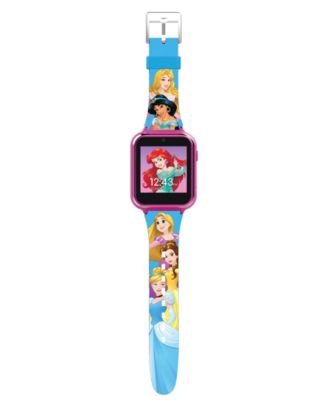 Disney Princess Kid's Touch Screen Pink Silicone Strap Smart Watch, 46mm x 41mm