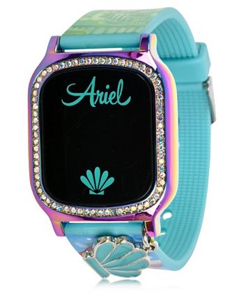 Accutime Disney Princess Kid s Touch Screen Aqua Silicone Strap
