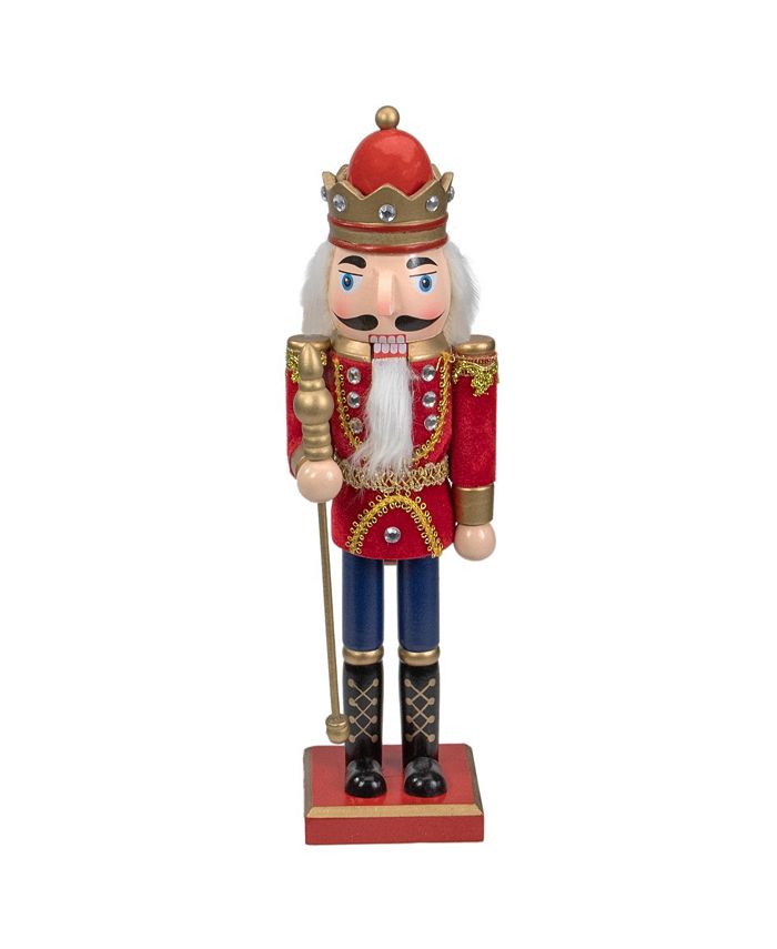 Northlight Traditional Christmas Nutcracker King with Sceptre - Macy's