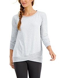 Women's Crossover-Hem Top, Created for Macy's