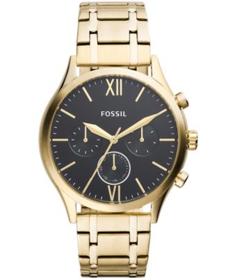 Men's Fenmore Multifunction Gold-Tone Bracelet Watch 44mm
