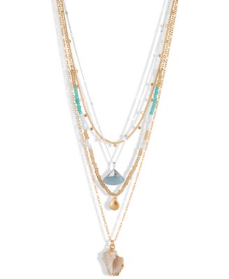 Lucky Brand - Gold-Tone Layered Necklace, 20" + 2" extender
