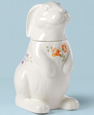 Butterfly Meadow Bunny Cookie Jar
