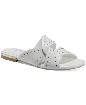 Alfani Women's Danicah Studded Flat Sandals Created for Macy's Women's Shoes