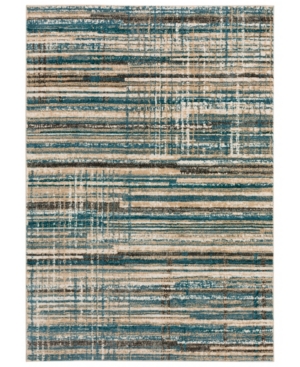 D Style Destiny Km8 3'3" X 5'1" Area Rug In Blue