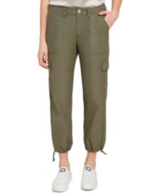 Drawstring-Hem Cargo Pants