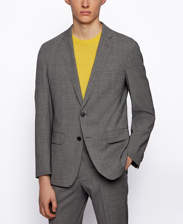 Hugo boss slim fit suit discount