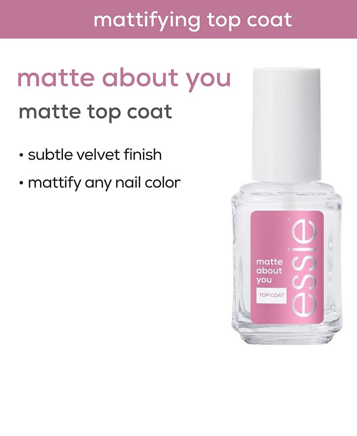 Essie Matte About You Top Coat & Reviews Makeup Beauty Macy's