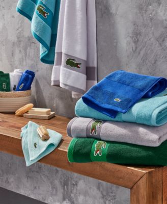 Towel Set Lacoste Supima Towels Lacoste Home Heritage Anti