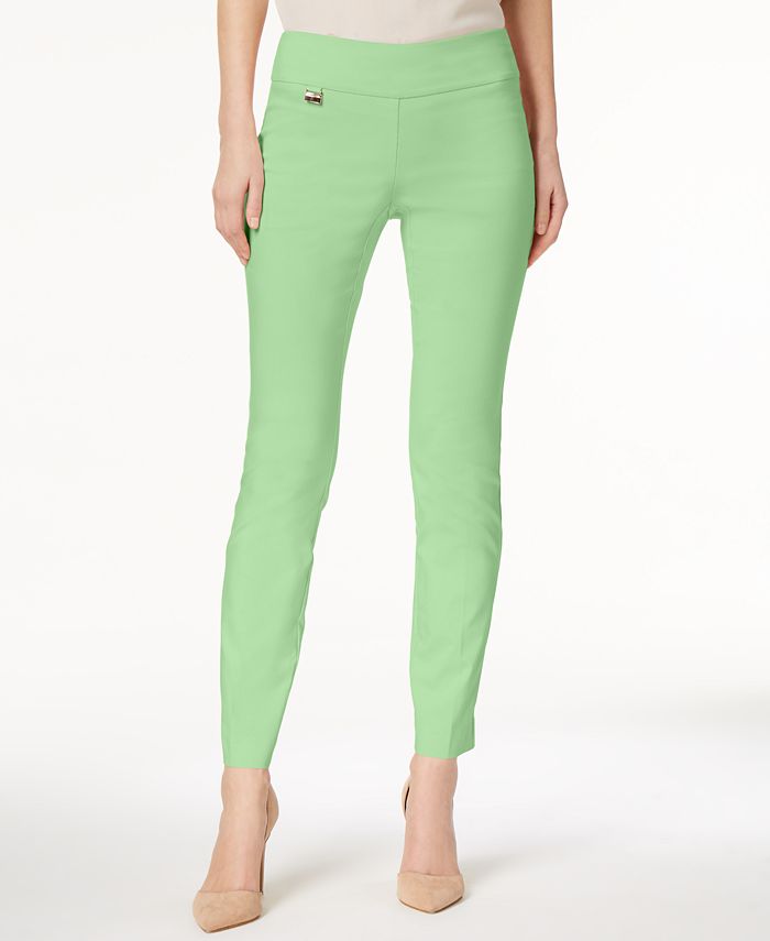 Alfani Petite TummyControl PullOn Skinny Pants, Created for Macy's