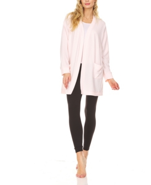 Laundry by Shelli Segal Women's Slouchy Cardigan Knit Lounge Robe