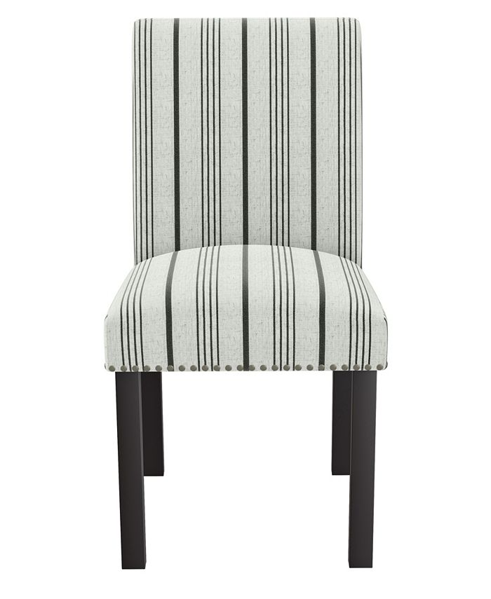 Handy Living Blanca Upholstered Armless Dining Chairs, Set of 4