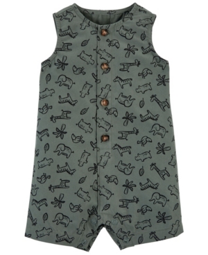 Baby Boys Animals Jersey Romper