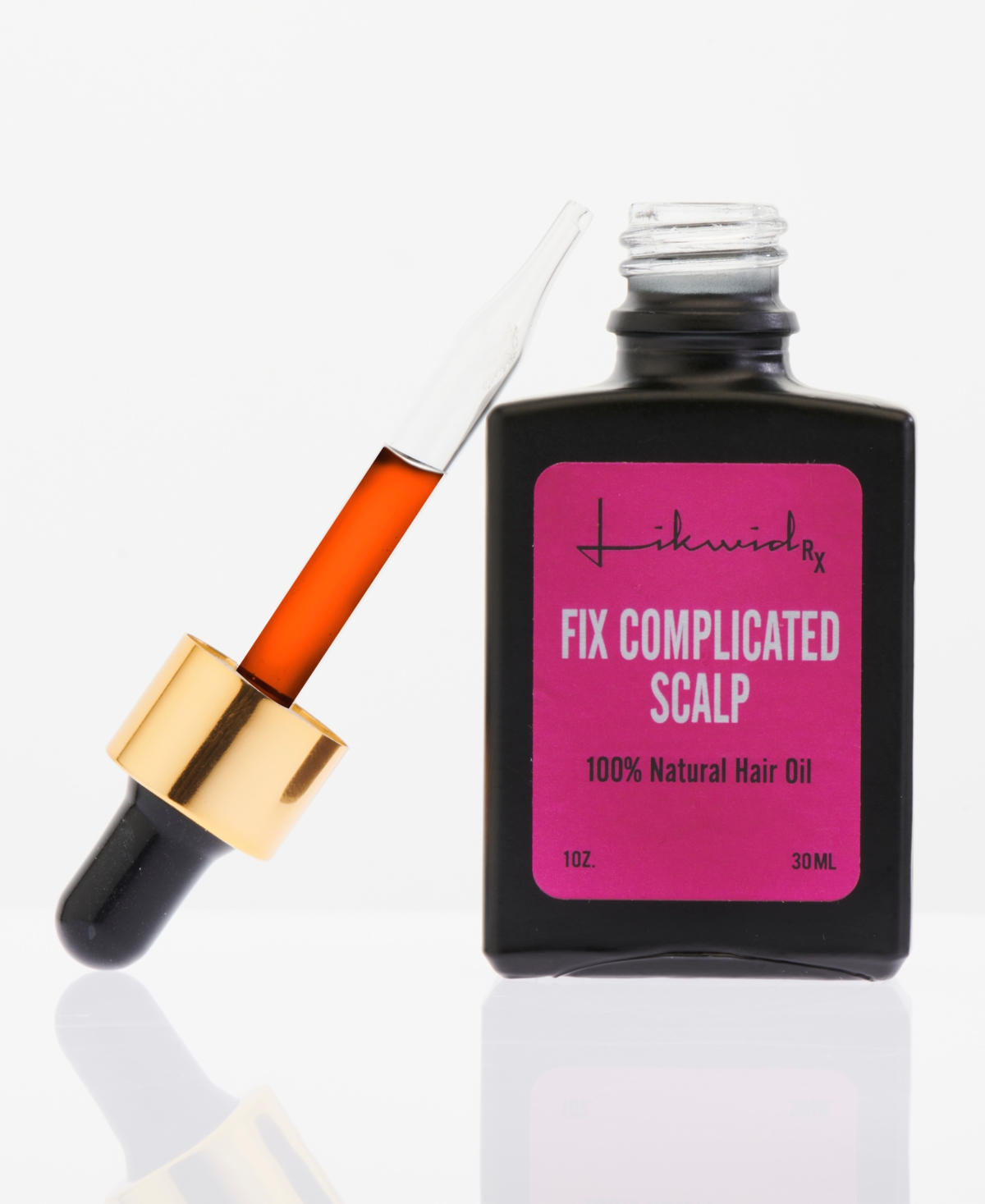 Fix Complicated Scalp 100% Natural Hair Oil, 1 oz - Pink