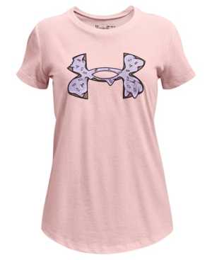Under Armour Big Girls Live Donut Graphic Short Sleeve Crew Tee