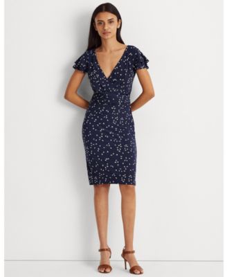 lauren surplice dress