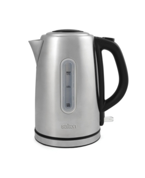 Salton 1.7 Liter Cordless Kettle With Window In Stainless Steel